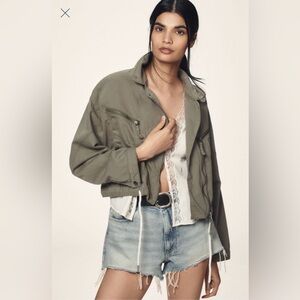 Pilcro Khaki Utility Jacket